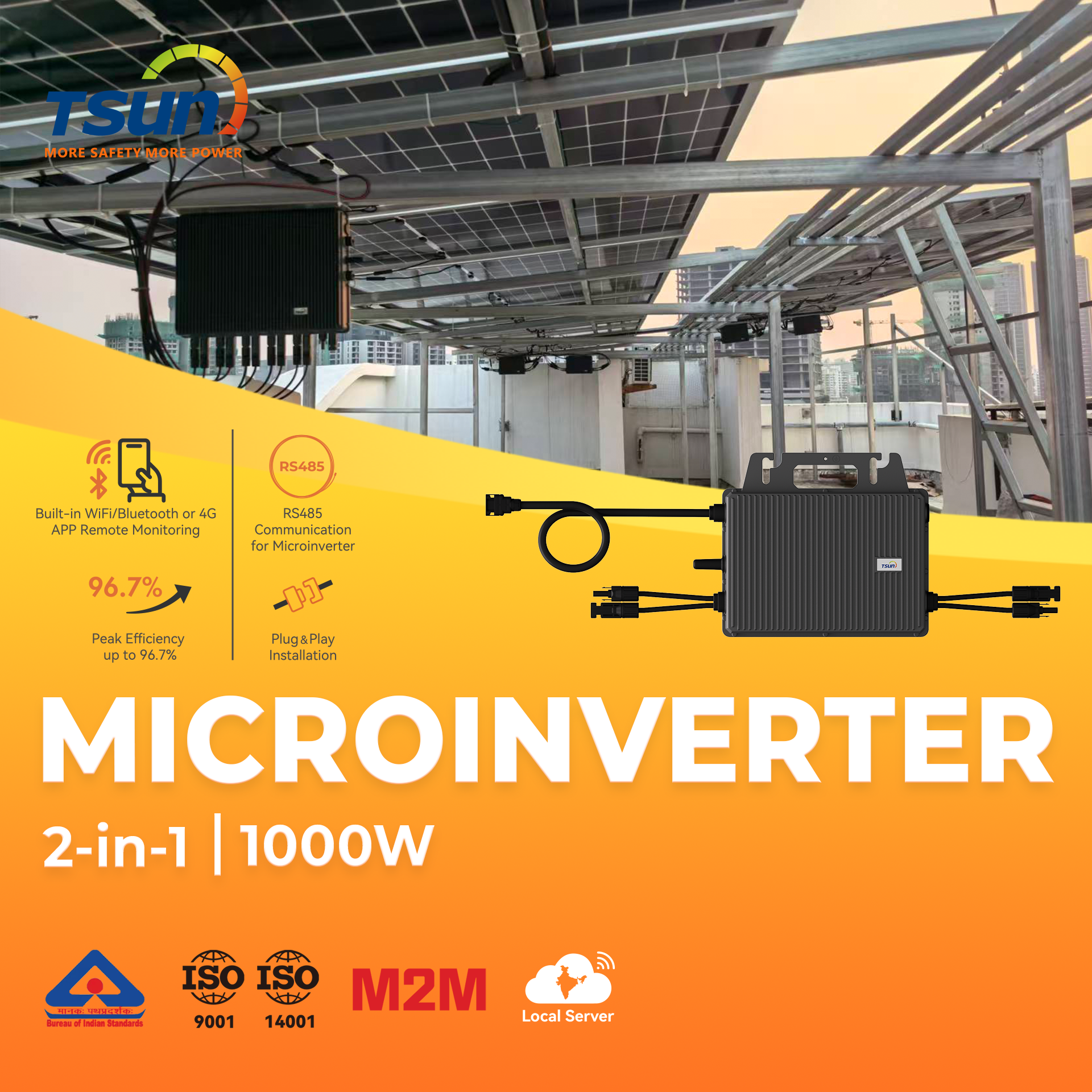 GEN3 Microinverter 1000W (MX1000)