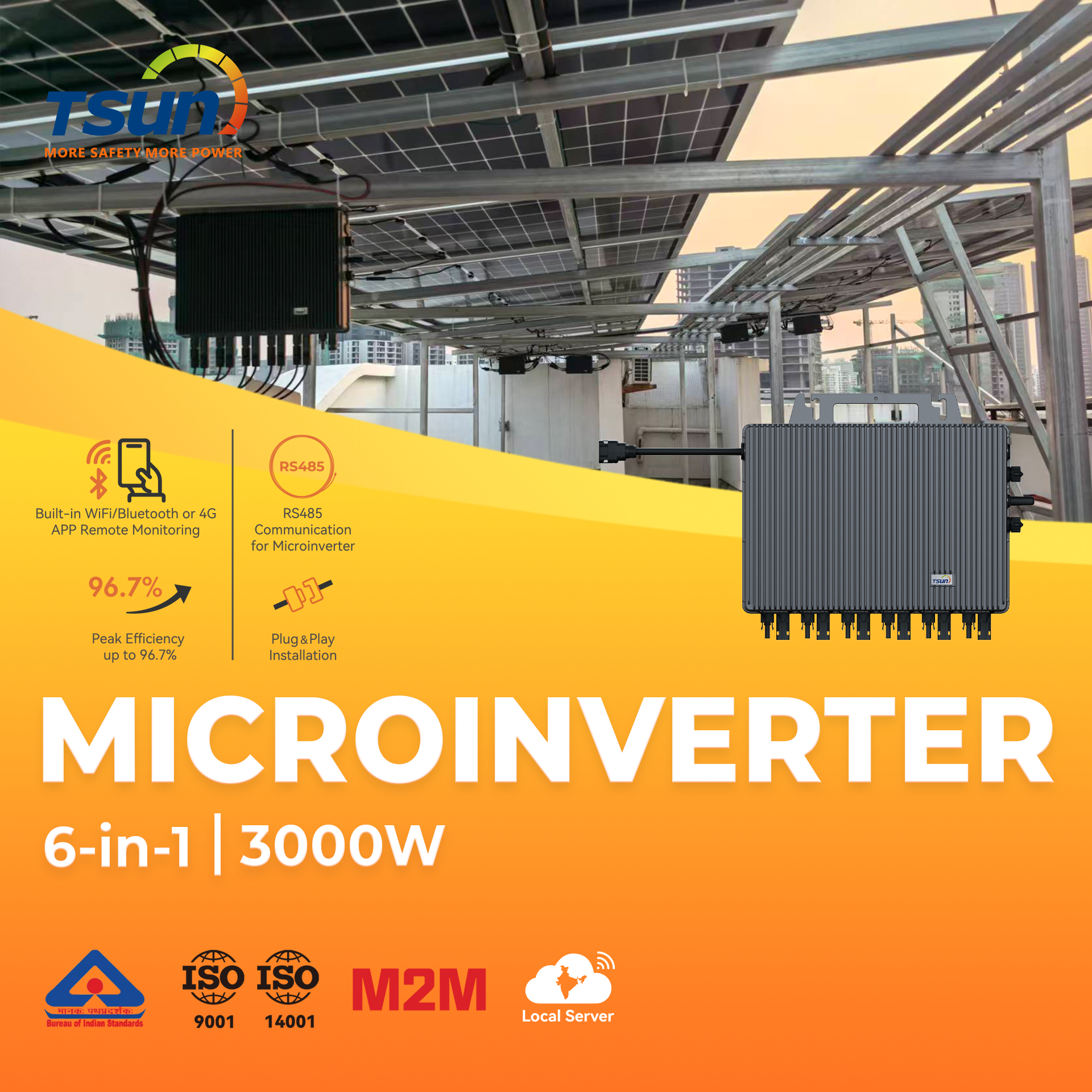GEN3 Microinverter 3000W (MX3000D)